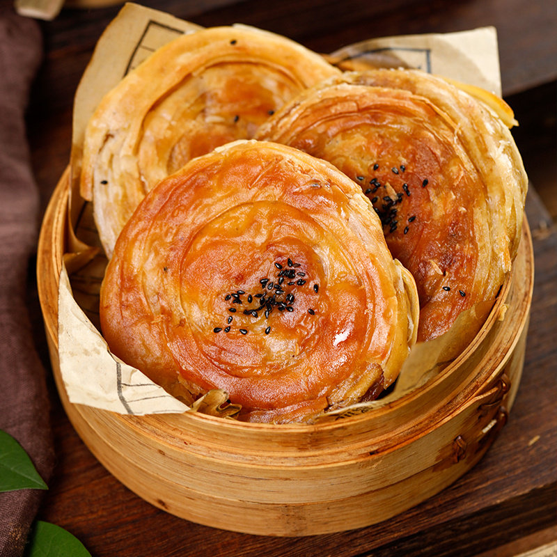 【49元任选5件】古蜀味道军屯锅盔成都特产早餐锅魁240g