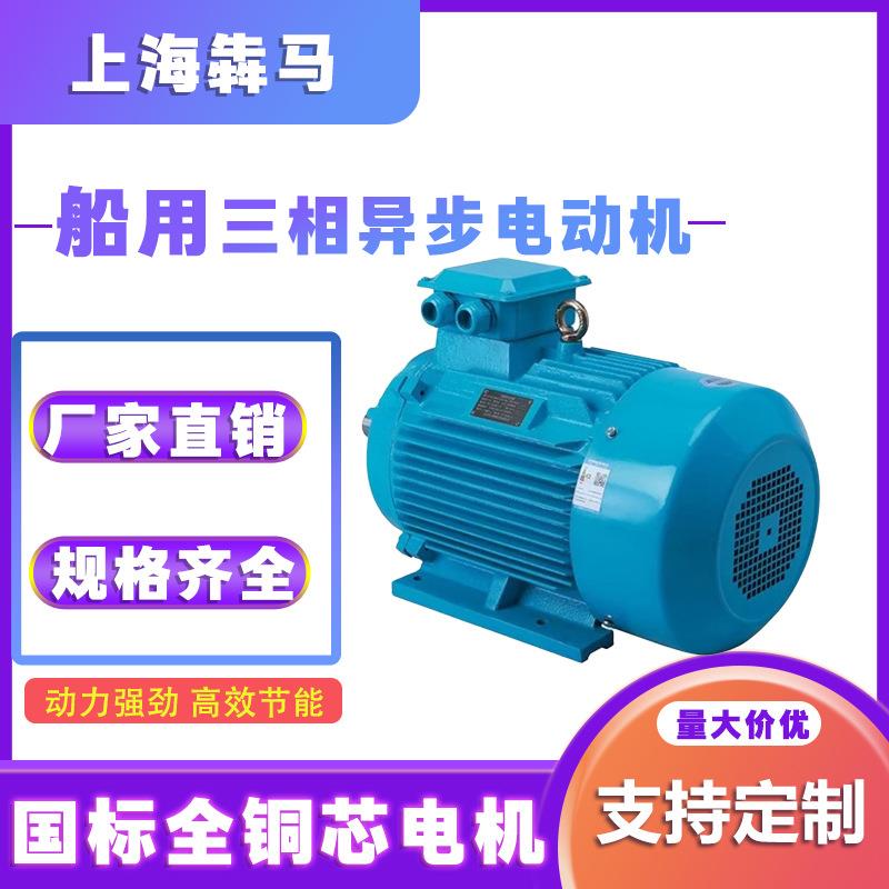 船用三相电机马达Y132-2H7.5W440V60HZ船舶电动机船用制动