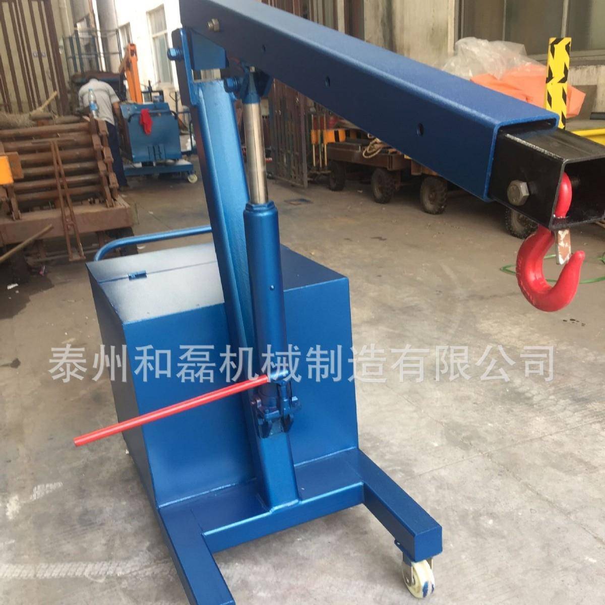 FPD-2T手动液压小吊车配重式液压小吊车手动旋转折臂吊