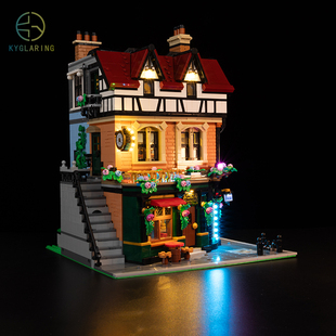 KGBOX适用于灯饰10350英伦街角展示盒街景灯光组防尘罩