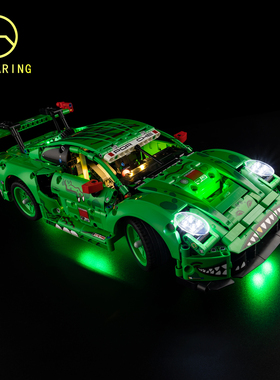 KGBOX适用于42224保时捷911GT3 R赛车LED积木玩具灯饰灯光组