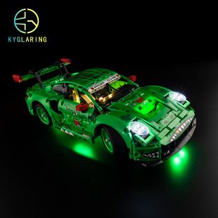 KGBOX适用于42224保时捷911GT3 R赛车LED积木玩具灯饰灯光组