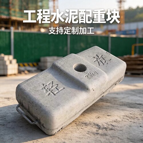 高标号混凝土配重块25kg
