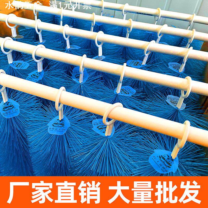 直供鱼池过滤毛刷滤材过滤刷毛刷过滤304不锈钢毛刷养殖毛刷