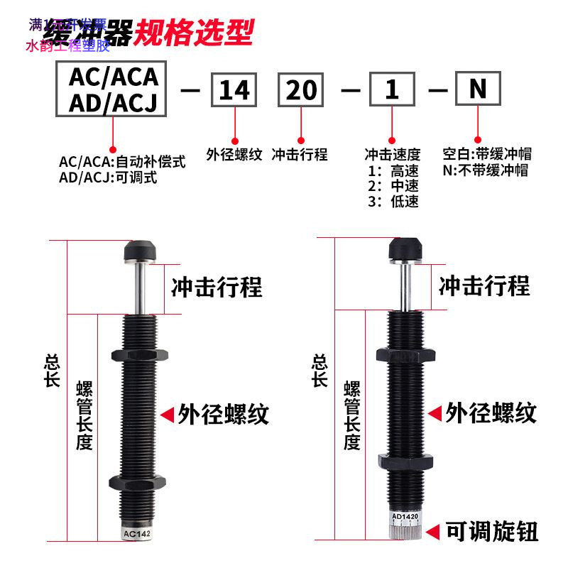 液压缓冲器AC1210油压减震稳速器