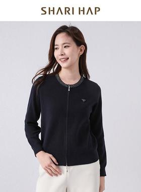 SHARI HAP莎瑞针织开衫女春秋新款上衣