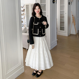 25秋蕾丝拼接小香外套C211-826-P155控228，女装短外套，2C211