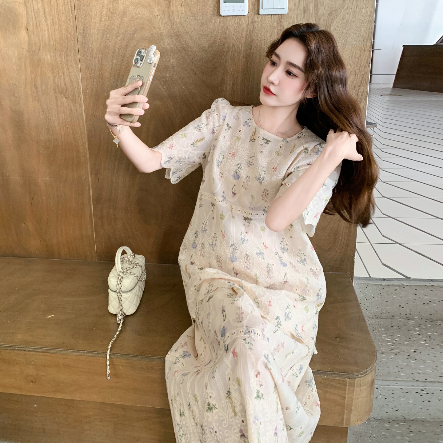 新品刺绣印花上衣+半身裙套装2C211-928-P155控228,女装套装/套裙,2C211