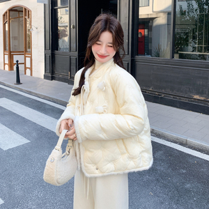 新中式刺绣盘扣羽绒服90绒2C211-173-P285-K418图片