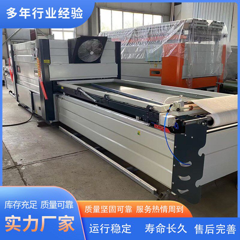 速发百叶片加温真空覆膜机秸秆门背景墙软包全自动软塑机吸硬吸包