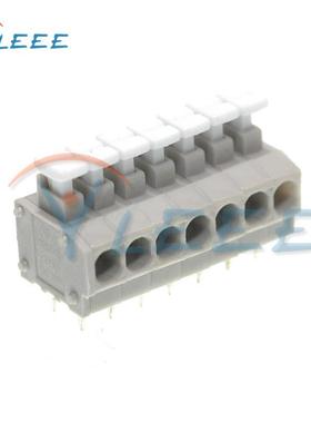 免螺丝PCB接线端子 4P4位接线端子 可组合 300V10A 脚距3.81