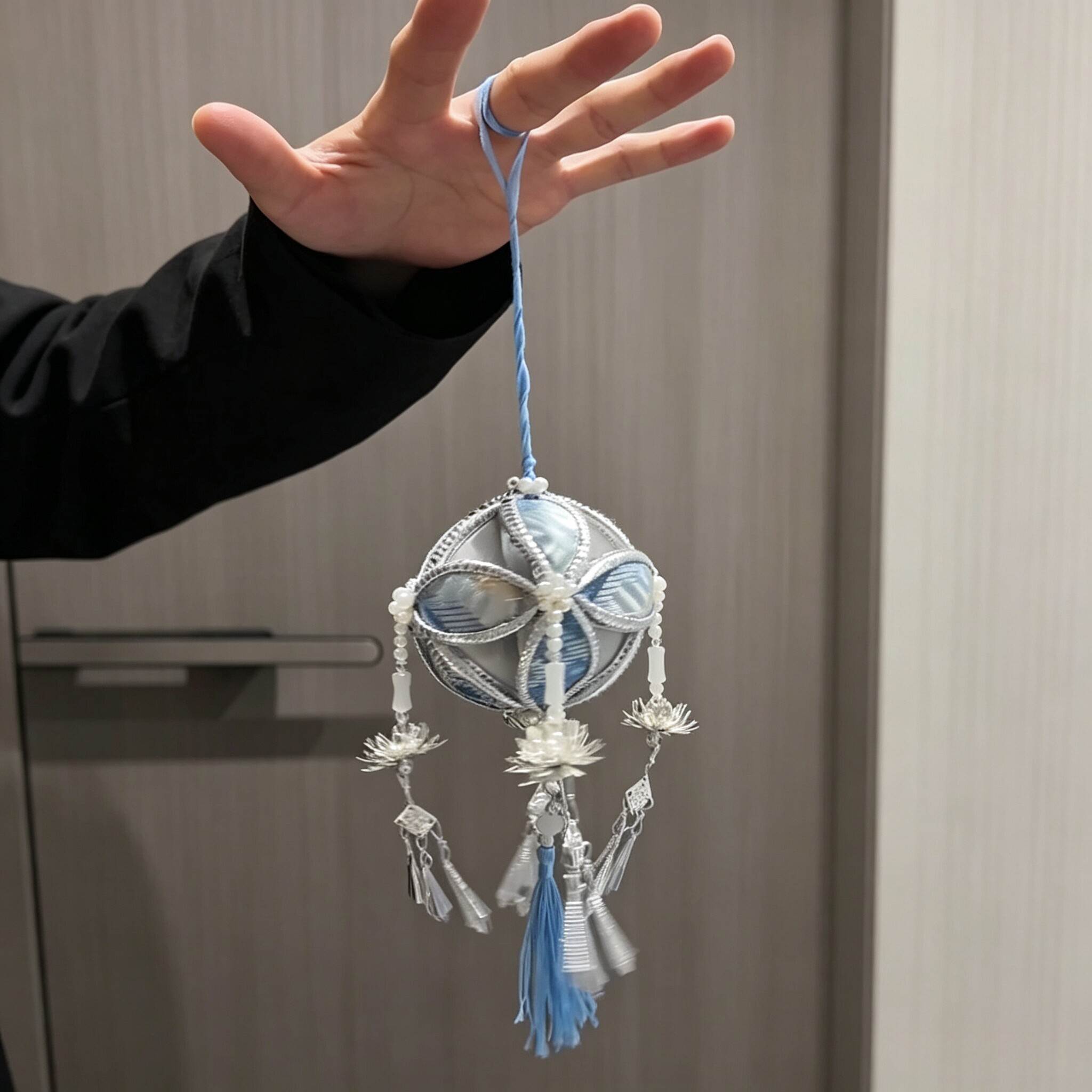广西壮锦绣球梦幻非遗装饰小挂件情节人礼物送女友定情信物材料包