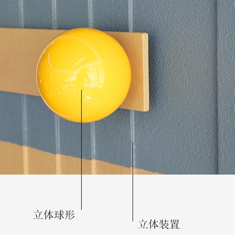 新品现代简约入户玄关走廊饰装画立体实物球客岩厅沙发画餐挂厅砂