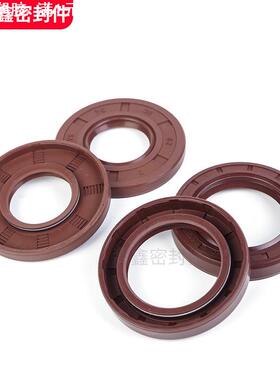 TC型氟胶骨架油封 内径22-28mm 耐高温水封 轴封 氟橡胶FKM密封圈