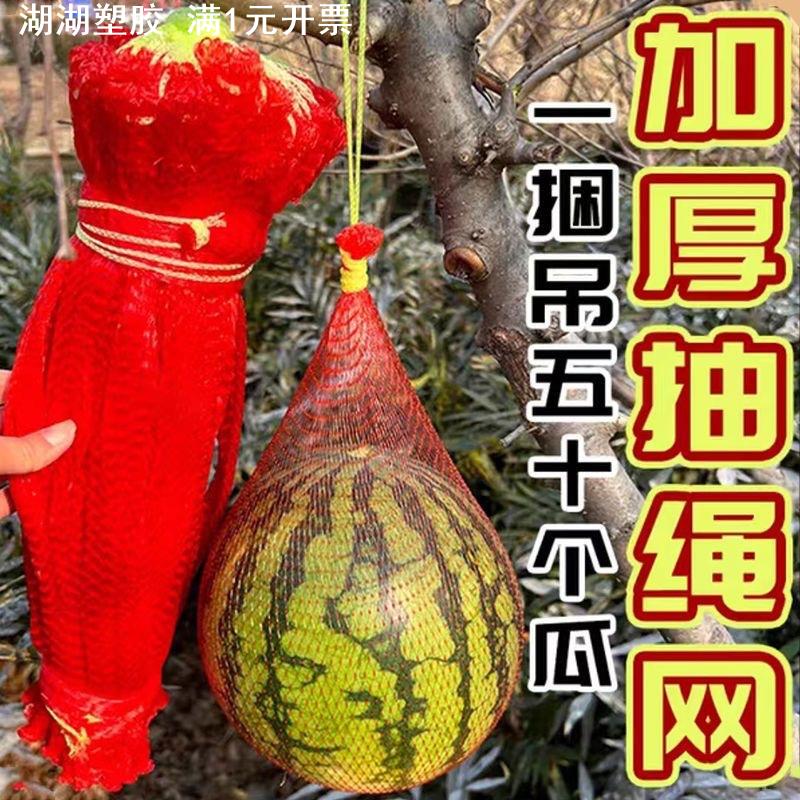 源头大棚吊西瓜网袋吊哈密瓜装老鳖网袋螃蟹网装水果网兜