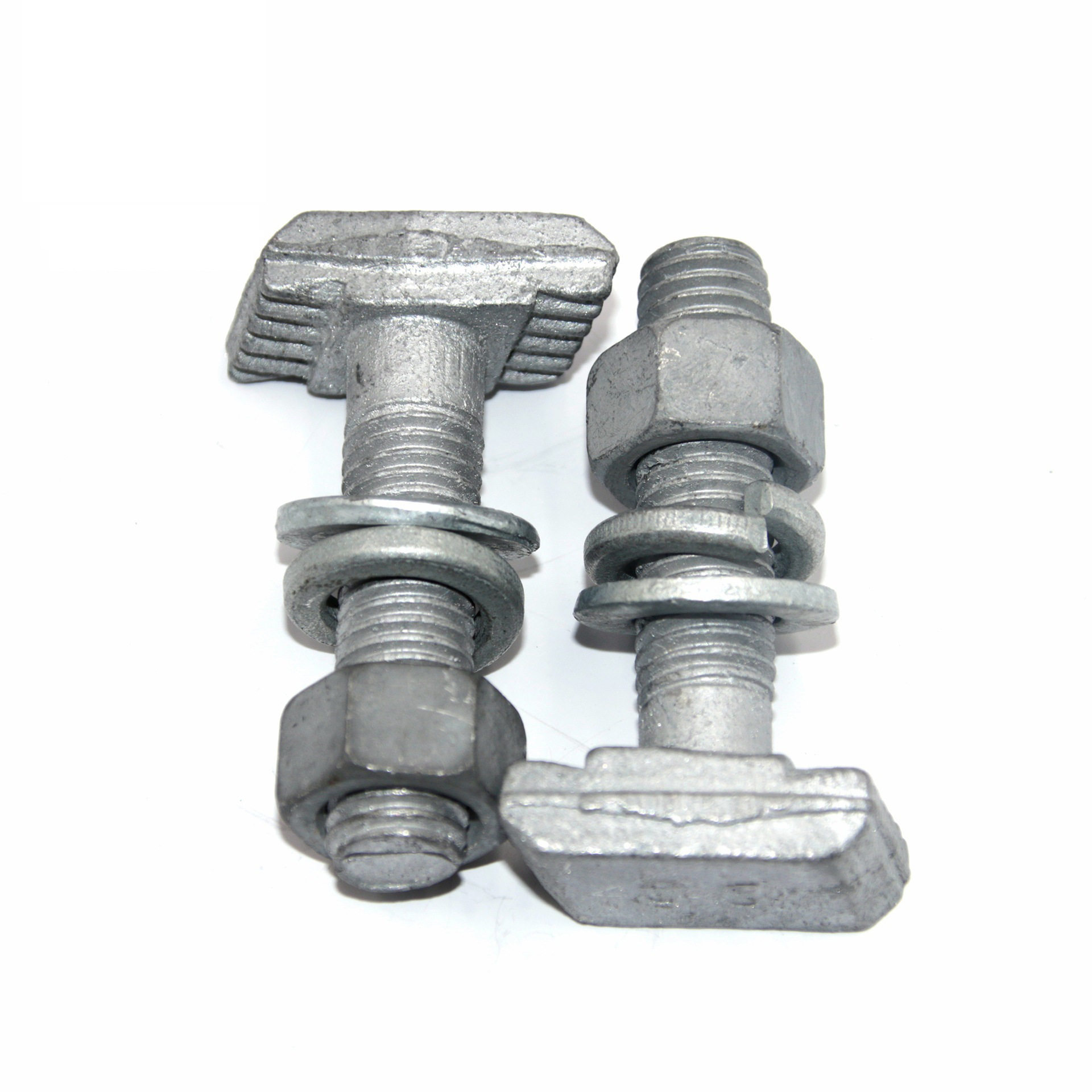 8级热镀锌带齿哈芬槽t型螺栓幕墙预埋槽道不锈钢t型丝