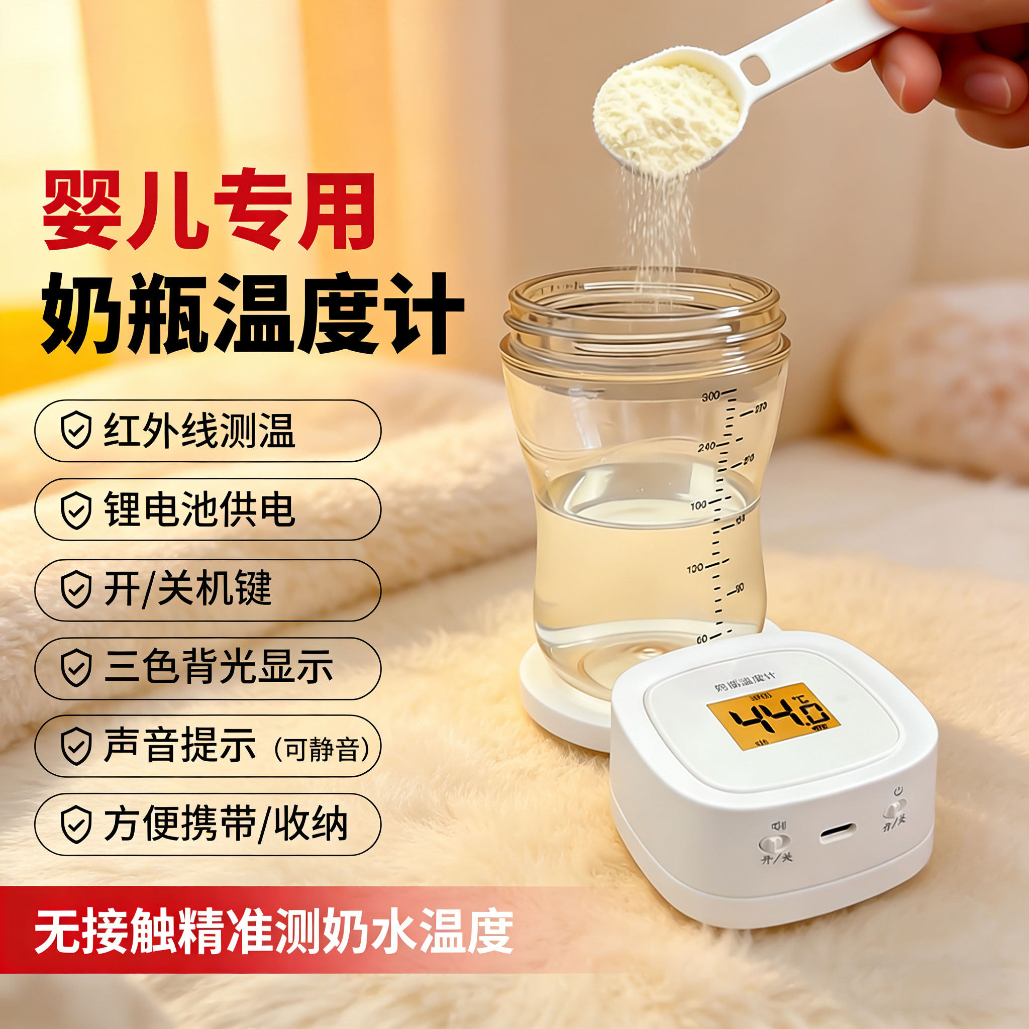 三印高精度奶瓶温度计