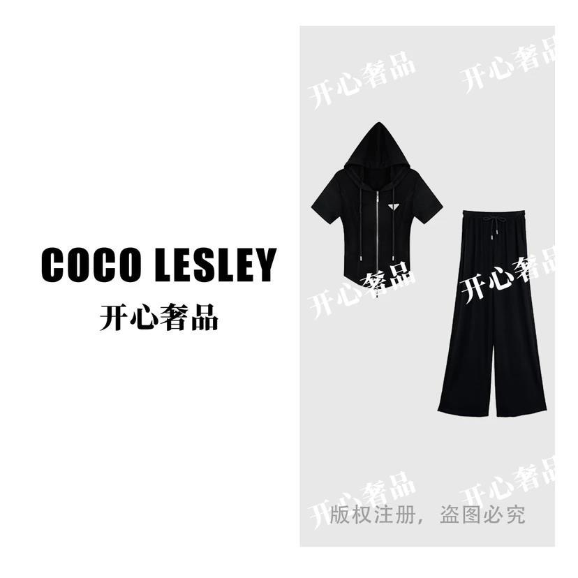 宝莎伦【开心奢品】细闪大牌感显瘦休闲上衣+裤子运动套装352086+