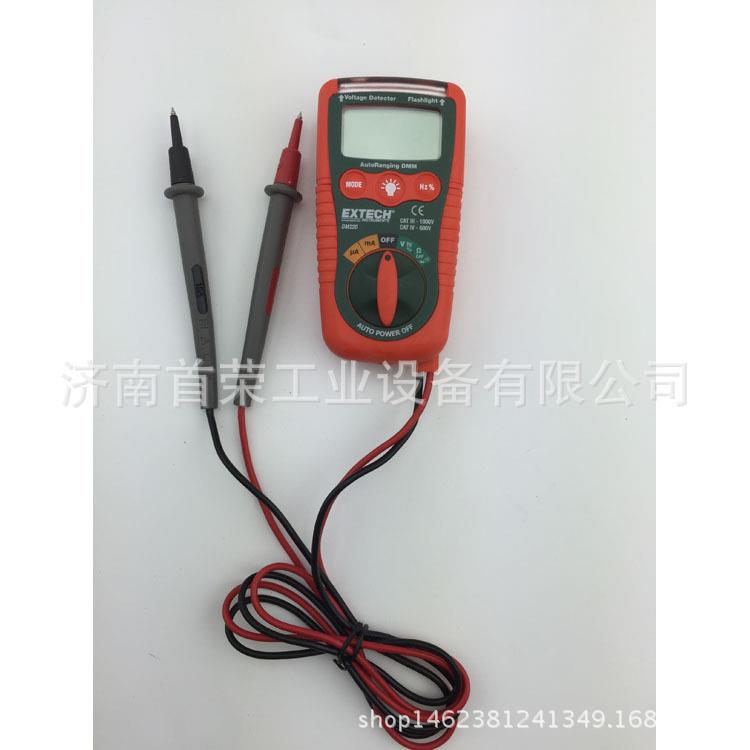 艾示科手持式DM220口袋型万用表 带非接触式电压检数字万用表