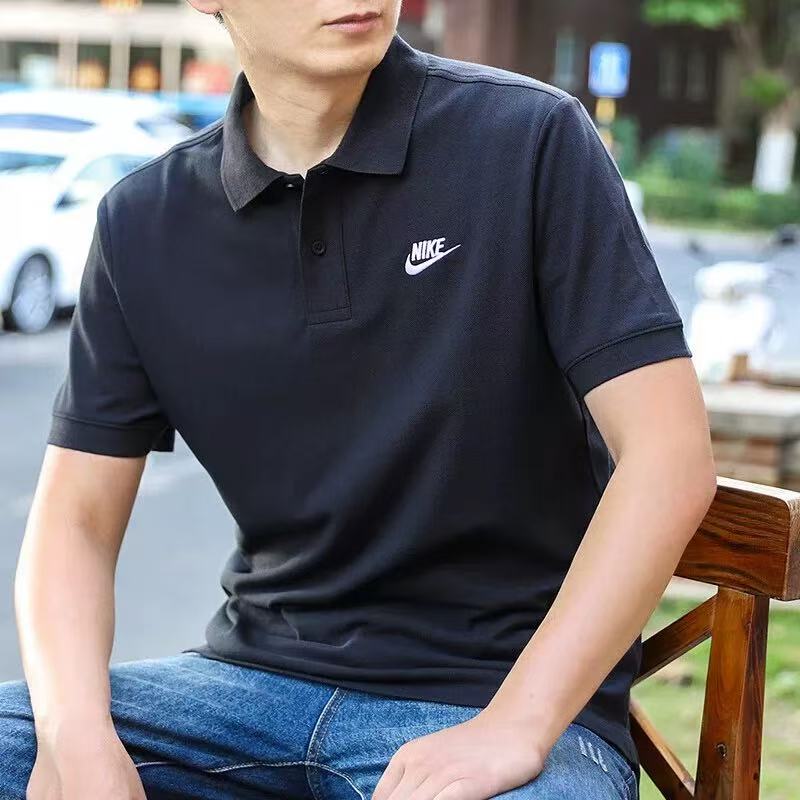 Nike/耐克正品纯棉POLO衫男子新款翻领短袖宽松透气运动T恤CJ4457