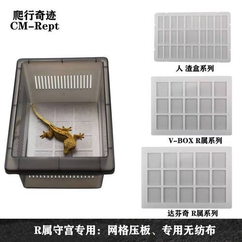 睫角守宫饲养盒网格压板无纺布