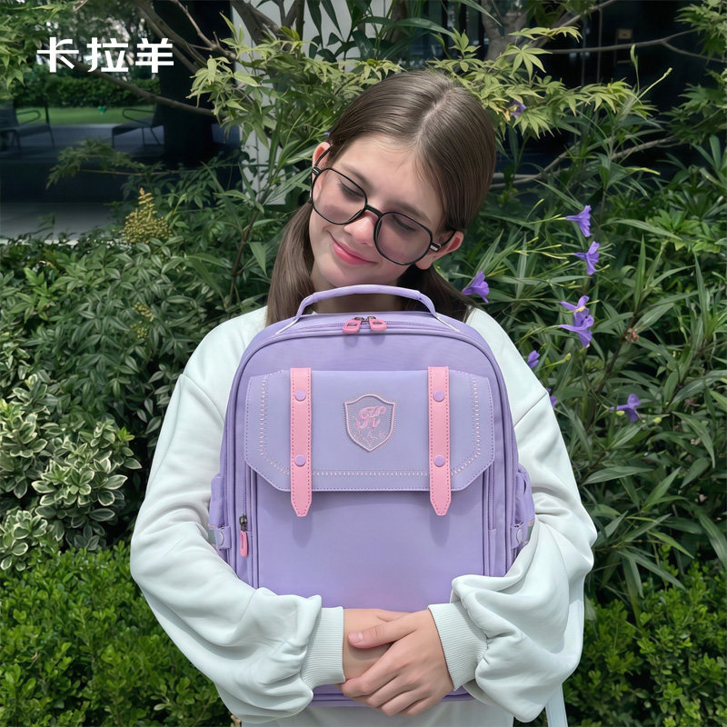 卡拉羊2026新款学生书包女童高颜值小学生大容量防脏护脊男双肩包,箱包皮具/热销女包/男包,双肩背包,淘宝优惠券,粉丝福利购,淘宝优惠卷