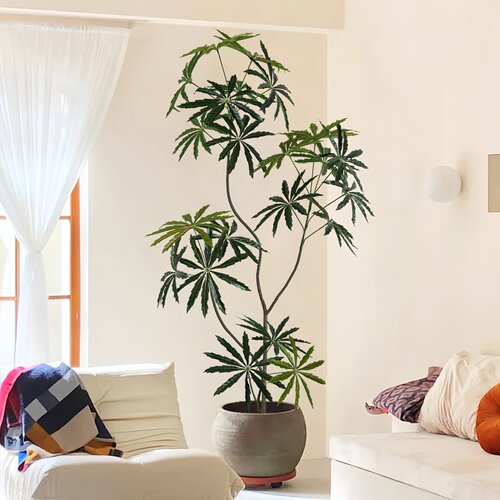 仿真绿植高端轻奢孔雀木中古风