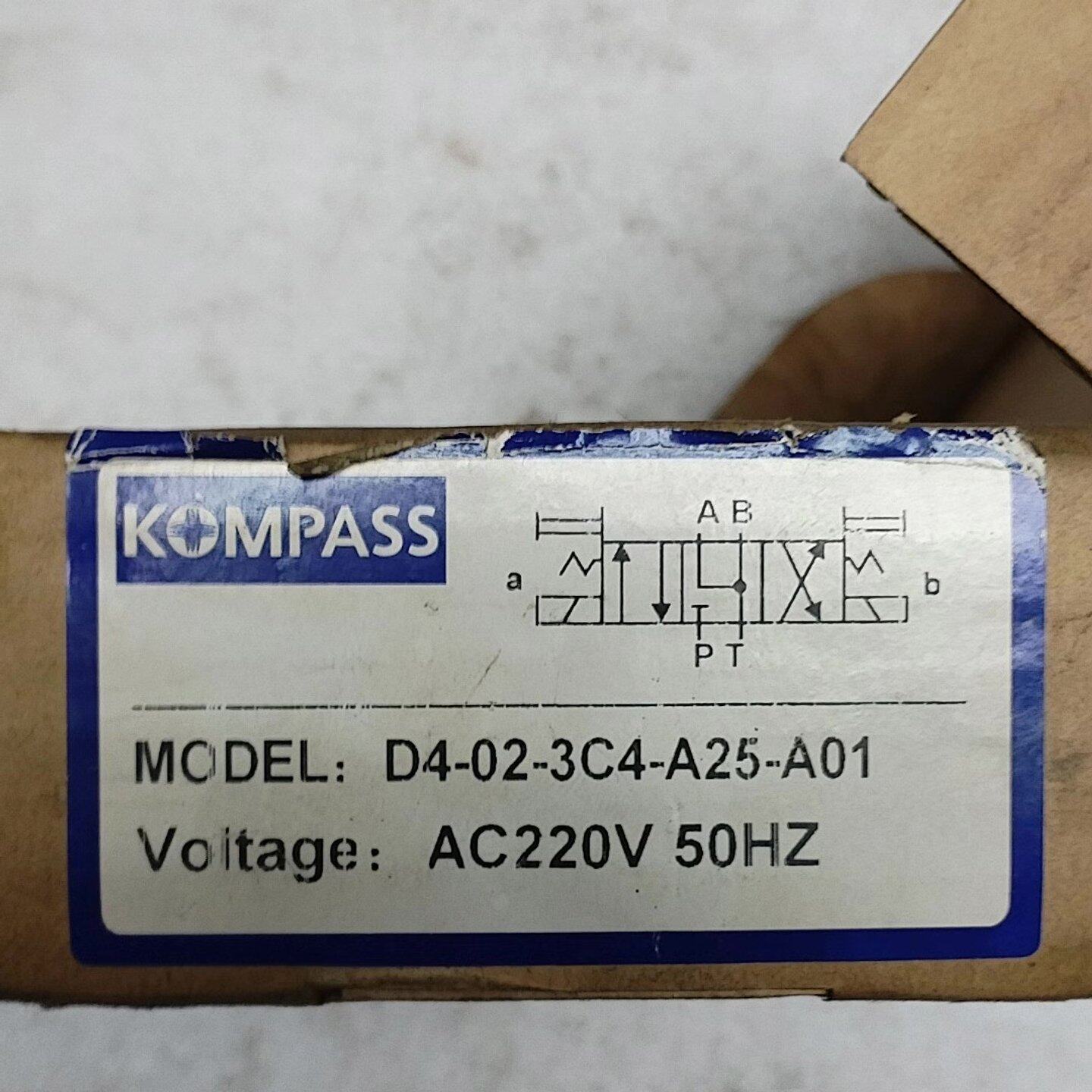 非标价KOMPASS康百世电磁阀 D4-02-3C4-A25-A0修理
