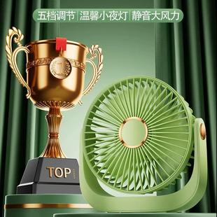 静音办公室桌上学生宿舍小型便携usb婴儿推车充电风扇 小风扇夹式