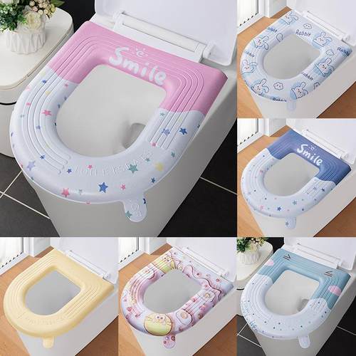 加厚马桶垫坐垫粘贴式通用防水家用马桶贴可水洗马桶套坐便垫