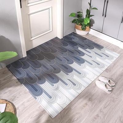 高级感轻奢PVC入户门地垫家用可擦免洗进门口防滑耐脏可裁剪脚垫