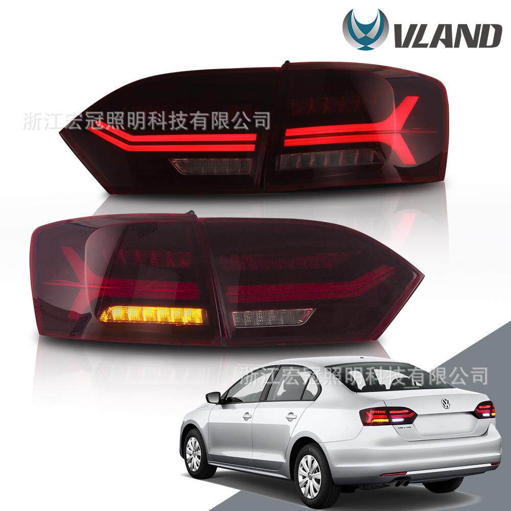 适用于2012-2014款大众速腾汽车led尾灯总成改装SAGITAR刹车灯