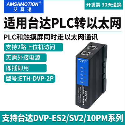 艾莫迅适用台达DVP系列PLC转网口