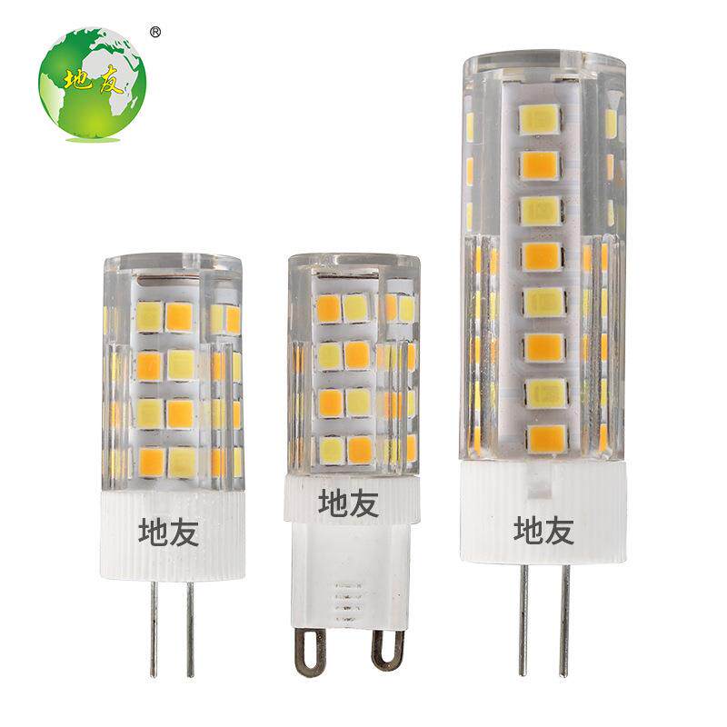 厂家g4g9 led灯泡三色光源 高压220V陶瓷5瓦家用玉米插脚灯泡