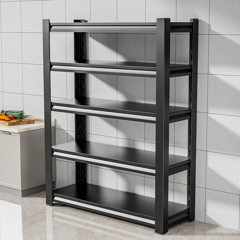厨房置物架多层微波炉收纳层架家用货架地下室杂物置物架角钢铁架,商业/办公家具,置物架/陈列架/储物架/展示架,淘宝优惠券,粉丝福利购,淘宝优惠卷