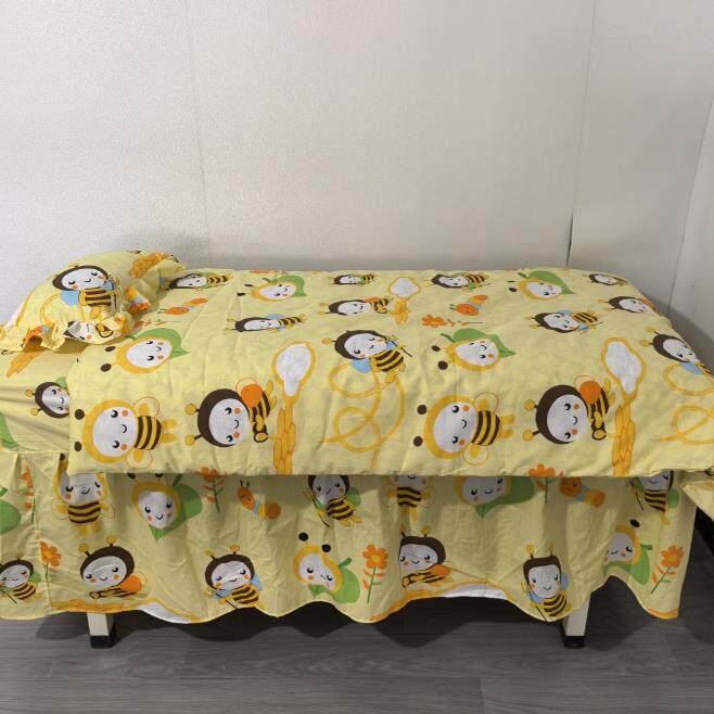 延楼宫蜜儿堂床单被套床01罩床裙加工制纯按摩床棉裙理疗床定推拿