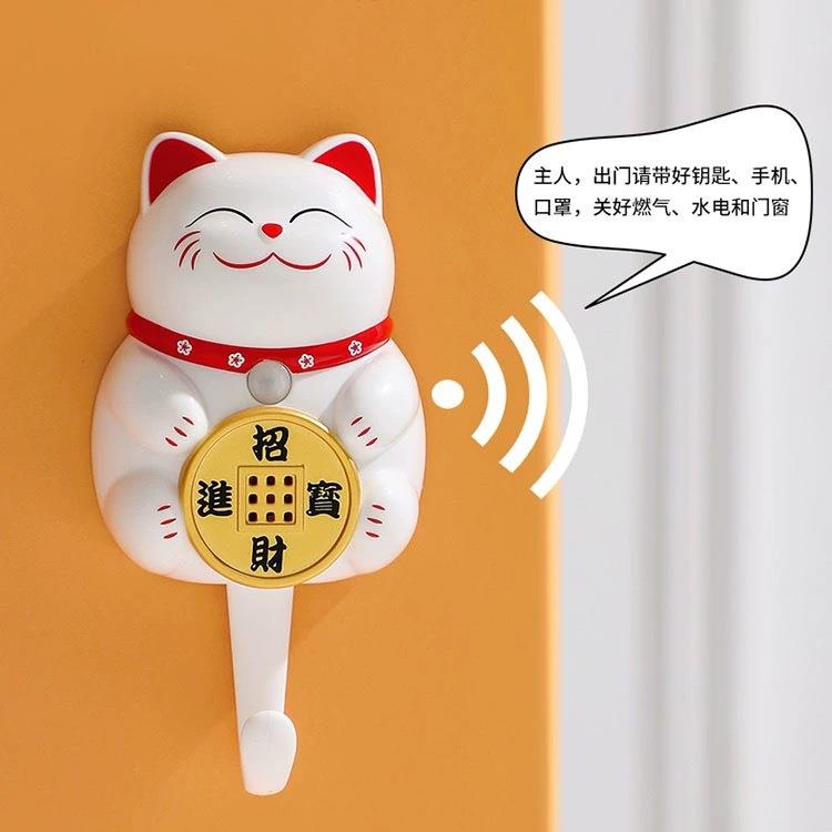 出门提醒器老人专用钥匙挂钩吊钩强力粘钩门后墙上衣帽钩口罩挂勾