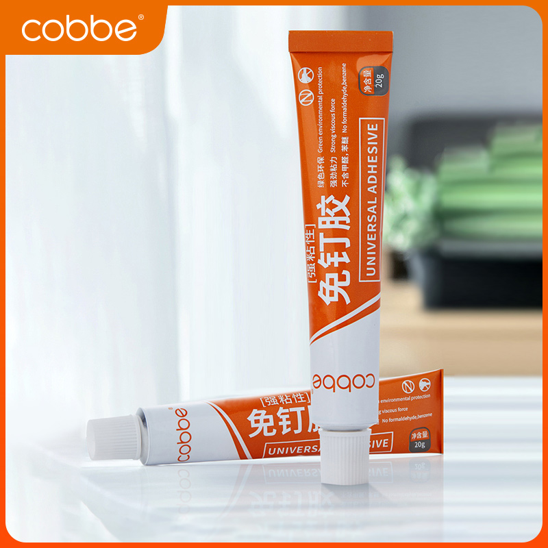 卡贝免钉胶强力胶结构粘墙面瓷砖家用免打孔防水防霉白色密封胶水