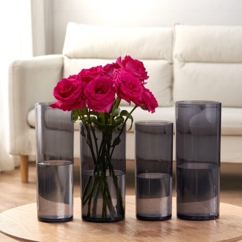 简约亚克力大陆餐桌落地摆放