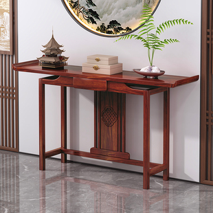 实木新中式佛桌家用供桌佛台神台贡台靠墙香火桌子供奉台香案佛龛