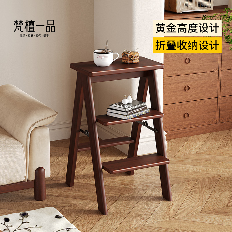 梯凳可折叠多功能登高梯子凳子两用可携式厨房人字梯加厚家用吧台