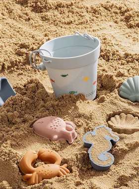 coolable儿童沙滩玩具硅胶玩沙工具套装铲子小孩宝宝挖沙铲海边
