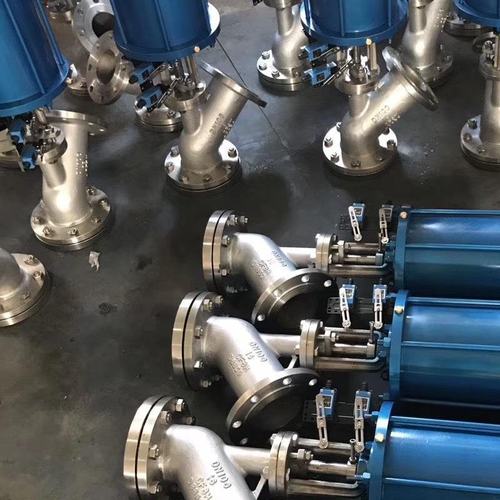 厂家直销 下展式放料阀DN200 气动不锈钢上展放料阀 Y型卸料阀