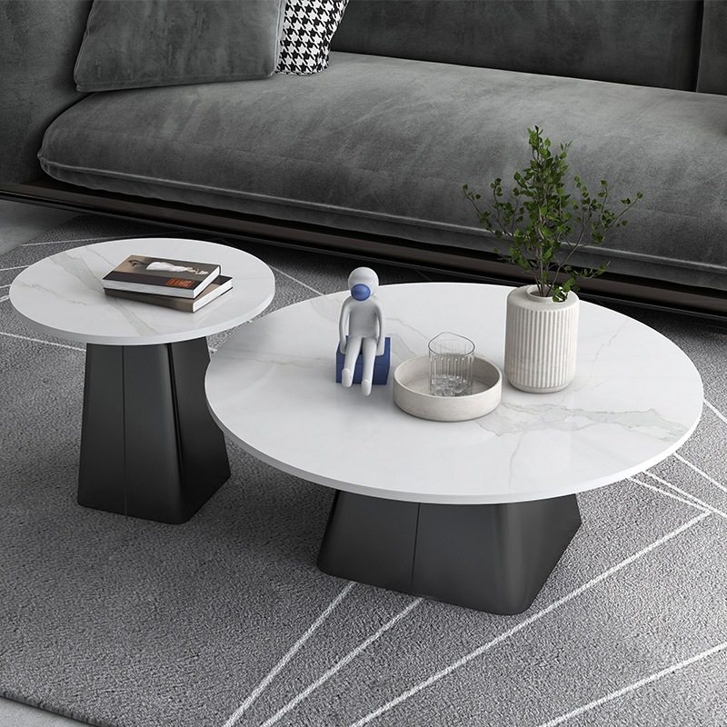 轻奢现代圆形岩板茶几组合客厅家用小户型大小圆茶几桌工作室边几,电子元器件市场,电线扎带/束线带,淘宝优惠券,粉丝福利购,淘宝优惠卷