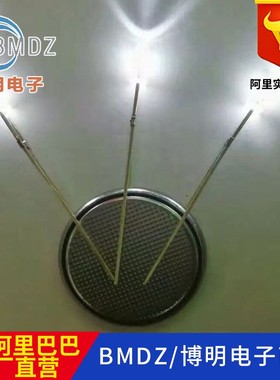 F10/10mm圆头橙色发光管 透明0.5W橙光 f10橙灯0.5W灯珠直插式LED