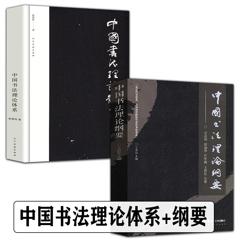 全2册 中国书法理论体系 中国书法理论纲要 熊秉明书法理论著作文学