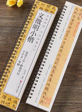 文徵明小楷千字琴赋草堂十