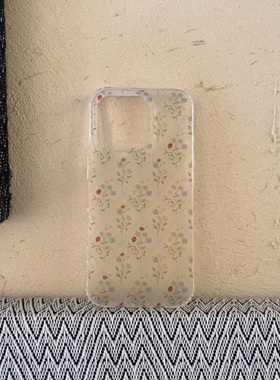 叶菽原创定制《草木菱》新中式国风国画小众高级感IMD闪粉适用苹果17/14/15/16promax清新iPhone磨砂手机壳