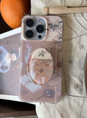 叶菽原创定制《古物》新中式国风清冷小众高级感IMD双层适用苹果17/14/15/16promax磨砂亮面iPhone秋冬手机壳