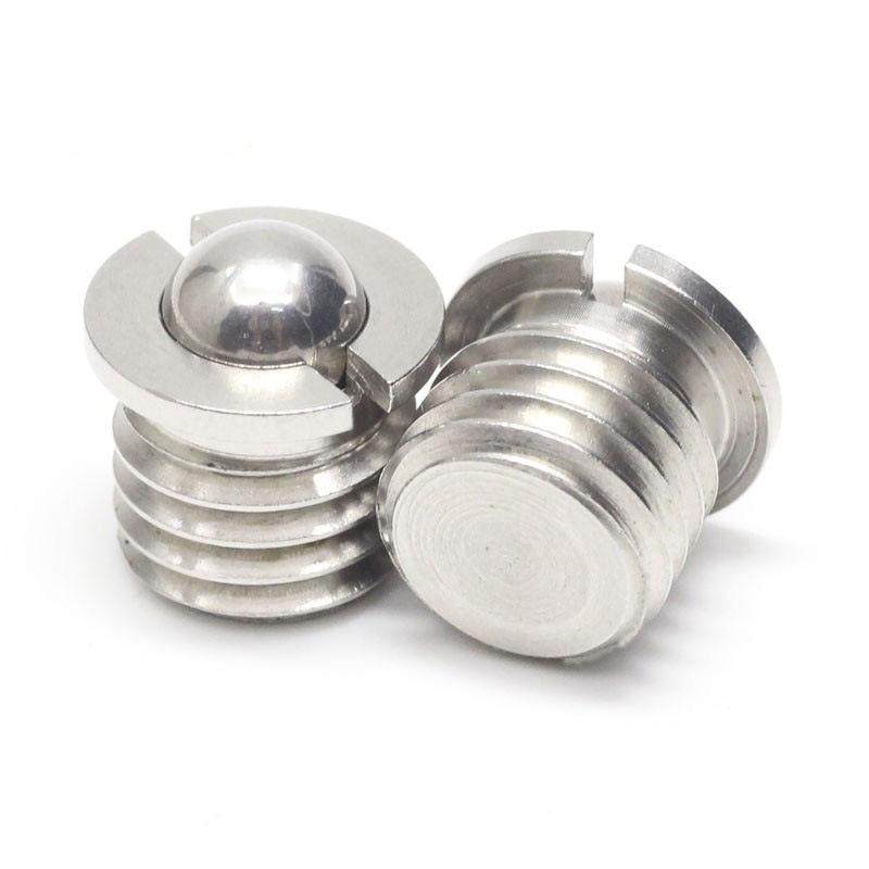 304不锈钢法兰型球头柱塞定位珠压入式波珠螺丝FBPJS5/6/8/10/12